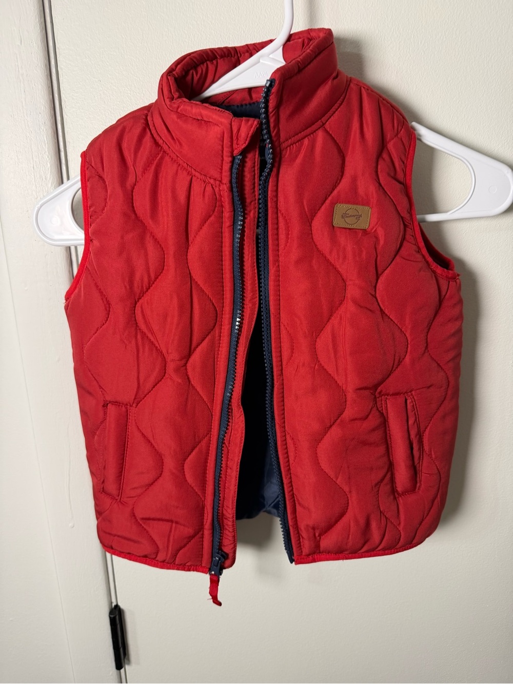 Weatherproof Red and Navy Kids' Puffer Vest